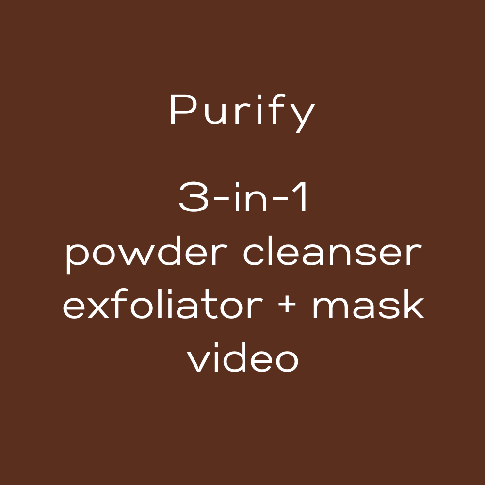 Purify - 3-in-1 Powder Cleanser, Exfoliator and Mask