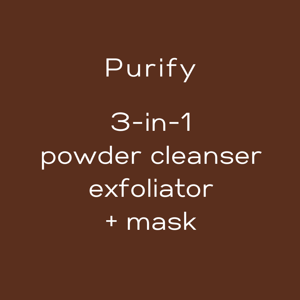 Purify - 3-in-1 Powder Cleanser, Exfoliator and Mask