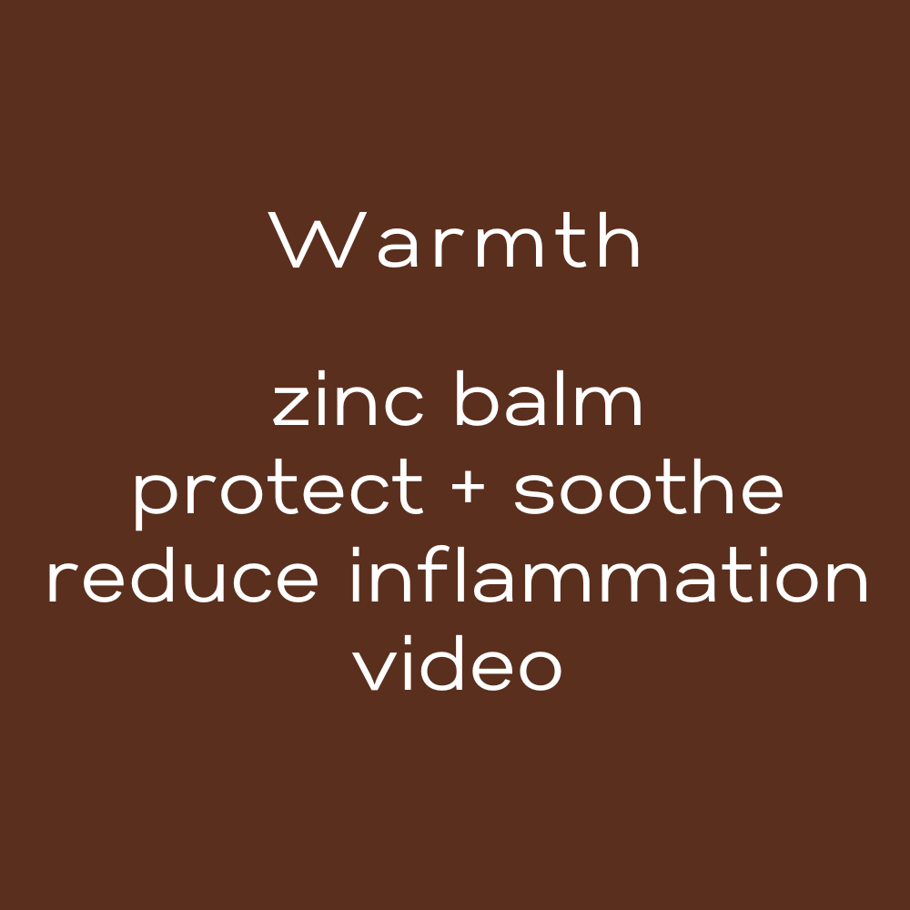 Warmth - Zinc Balm for Deep Skin Healing